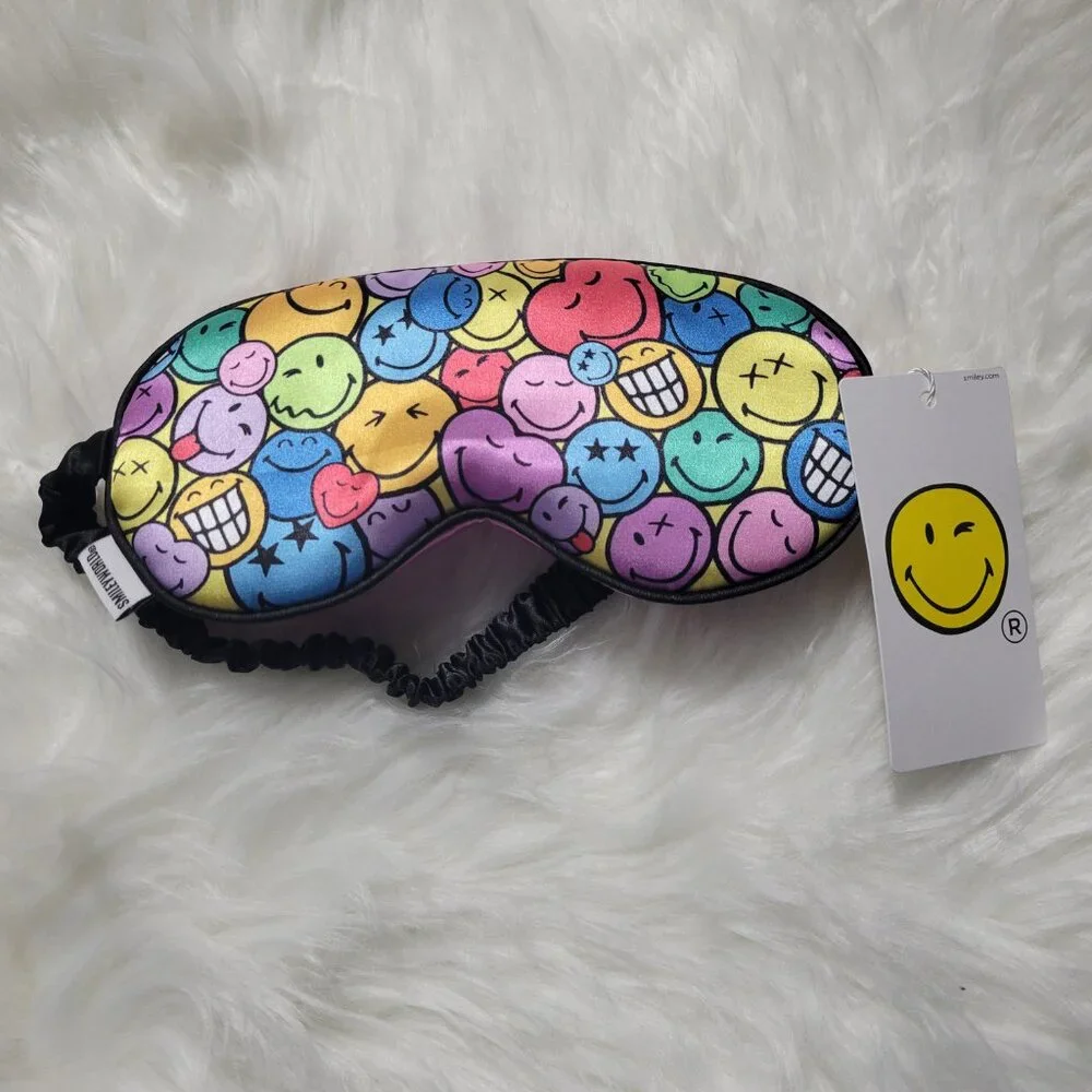 Smiley World Sleep Mask w/ Pouch